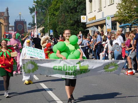 Grüne Jugend beim Umzug Bündnis 90 GRÜNEN Bensheim