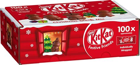 Kit Kat Christmas Friends 100 Assorted Milk Chocolate Christmas Figures