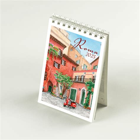 Calendario Mini Roma Acquerello Arco Degli Acetari Isbn