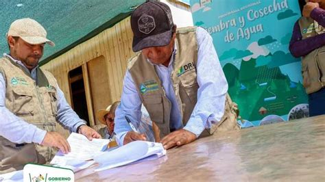 Reanudación de los trabajos en el proyecto Siembra y Cosecha de Agua en