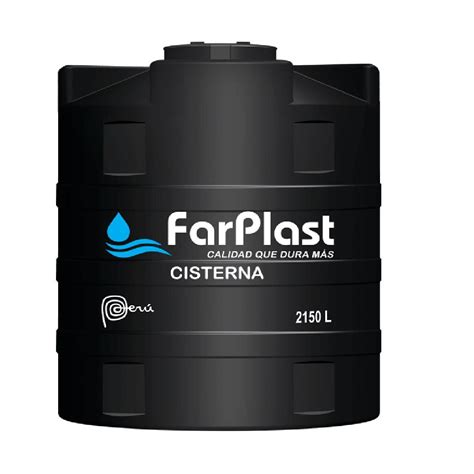 Cisterna Industrial Negro Litros Farplast Gamaffer