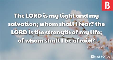 Psalms 271 Kjv Bible Scripture Image Bible Portal