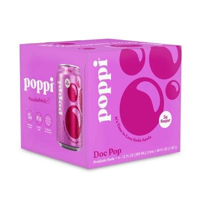 Poppi Doc Pop Prebiotic Soda Pk Fl Oz Cans Target