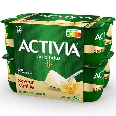 Yaourt Vanille Bifidus Activia Les Pots De G Prix Carrefour