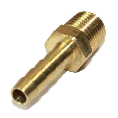 Buy Interstate Pneumatics FM44 Brass Hose Barb Fitting Connector