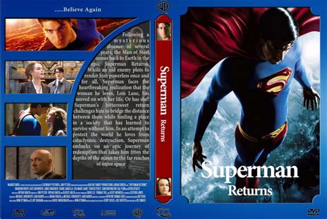 Superman Returns Movie Dvd Custom Covers Superman Returns