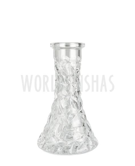 Base Bohemia Caesar Mini Trumpet Rock Clear Worldshishas