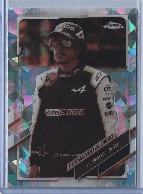 2021 Topps Chrome Sapphire Edition Formula 1 F1 Racers Negative 38