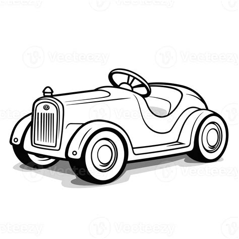 Toy Car Silhouette - Generative Ai 26912845 PNG