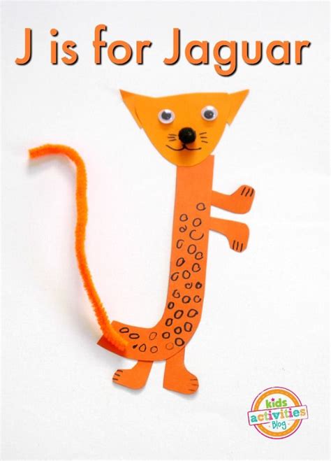 J is for Jaguar Craft - Preschool J Craft | Letter j crafts, Letter a ...