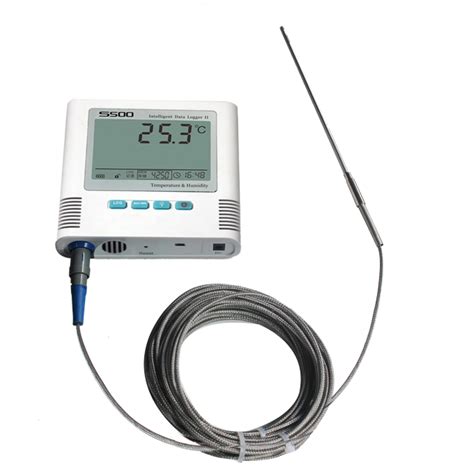 Externer einzelner PT100 Temperaturfühler tragbarer Temperatur Datenlogger