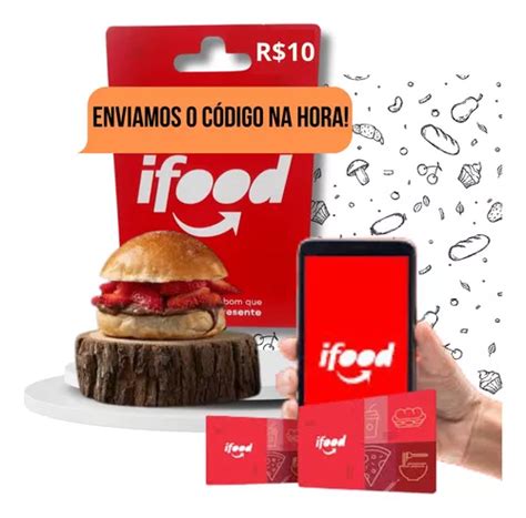 Cupom Ifood Gift Card Desconto Pague R Ganhe R Mercadolivre