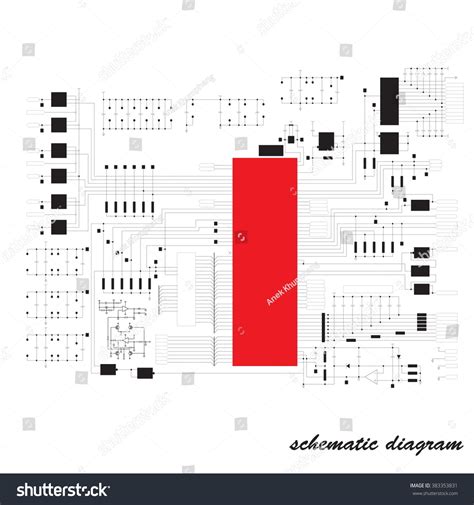 schematic diagram stock vector royalty   shutterstock