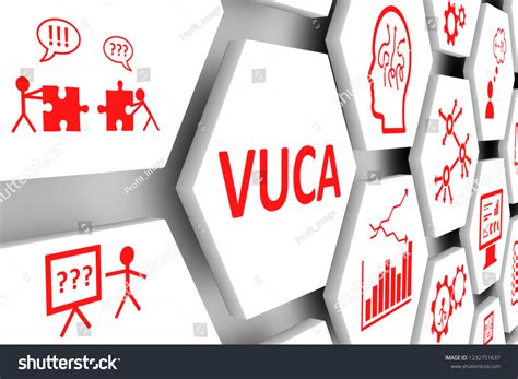 「vuca Concept Cell Background 3d Illustration」のイラスト素材 1232751637