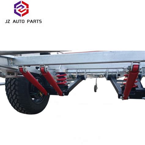 Custom Hydraulic Mobile Home Frame Hot Dipped Galvanized Single Double Axle Mobile Tiny