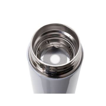 Garrafa Térmica Slim Prata Para Sublimação 450ml Inox