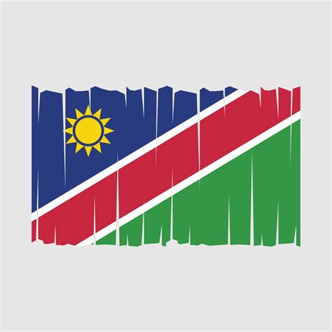 Namibia Flag Vector 21904852 Vector Art at Vecteezy