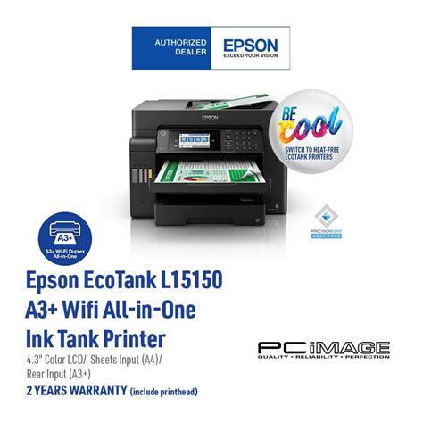 Epson Ecotank L15150 A3 Wi Fi Duplex All In One Ink Tank Printer Pc Image