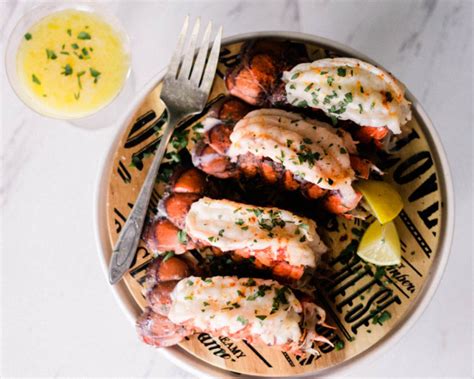 Lemon Garlic Lobster Tails - Let's Taco Bout It Blog