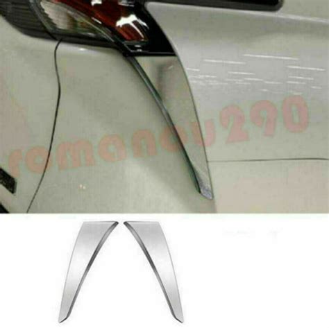 For Toyota Sienna Abs Chrome Rear Tail Lights Lamp Molding