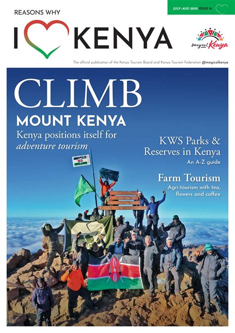 Reasons Why I Love Kenya Magazine By Land Marine Publications Ltd