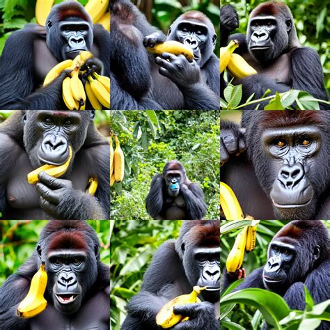 Gorilla Overdosing On Banana Stable Diffusion Openart