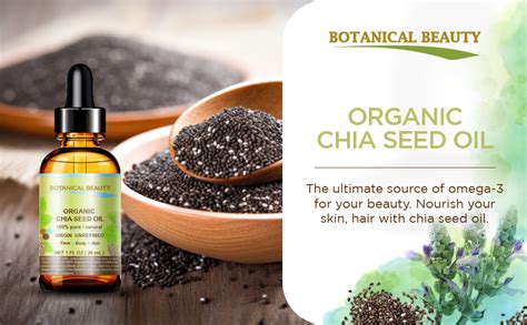 Amazon Organic CHIA SEED OIL 100 Pure Natural Virgin Unrefined