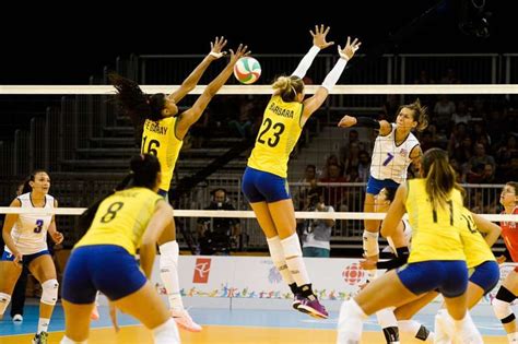 Brasil supera Porto Rico e vai à final do vôlei no Panamericano