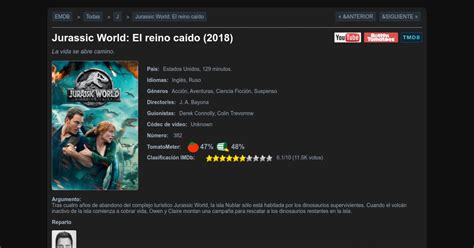 382 Jurassic World El reino caído 2018