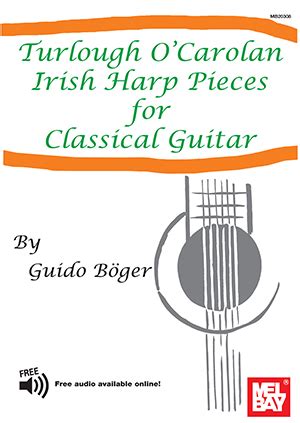 Turlough O Carolan Irish Harp Pieces For Classical Guitar Book Online