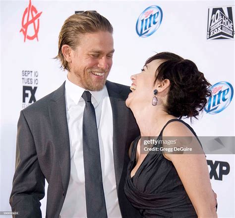 Actors Charlie Hunnam And Maggie Siff Arrive At Fxs Sons Of News