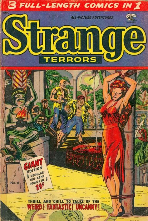 Strange Terrors V1 6 St John Publications Scary Comics Creepy