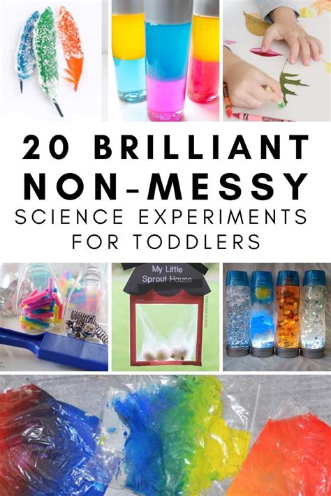 20 brilliant non messy toddler science experiments – Artofit