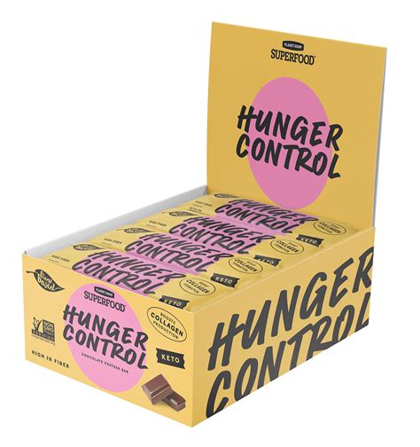 Planet Superfood Hunger Control Chocolate Flavour Protein Bar 12x40g