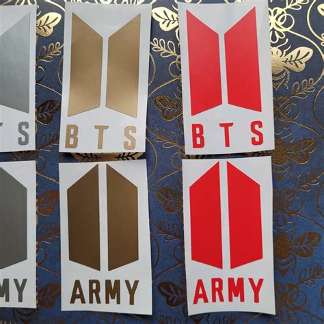 Bts And Army Logo Car Decal Vinyl Sticker Bt K Pop Etsy