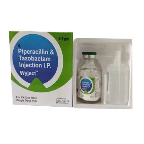 Piperacillin And Tazobactam Injection Ip General Medicines At Best