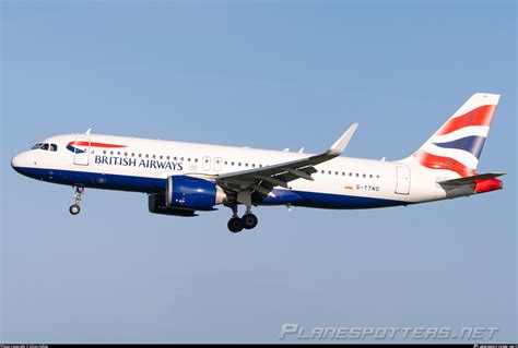 G TTND British Airways Airbus A320 251N Photo by Kilian Feßler ID