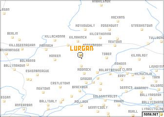 Lurgan (Ireland) map - nona.net