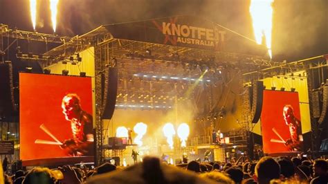 Slipknot Live Knotfest Brisbane Spit It Out Youtube