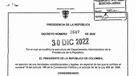 Gobierno Del Cambio Expide Los Decretos Que Dejan En Firme La