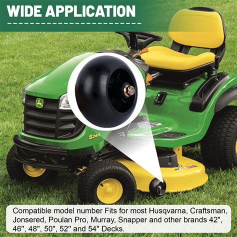 Set The Mower Deck Wheels On Your John Deere Series Off