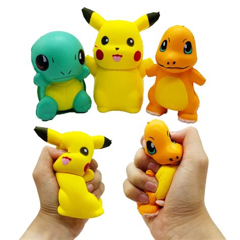 Pokemon Pikachu New Squishies Squishy Kawaii Anti Stress Fidget Toys