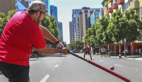 Getting streetwise to the challenges of stickball - LA Times