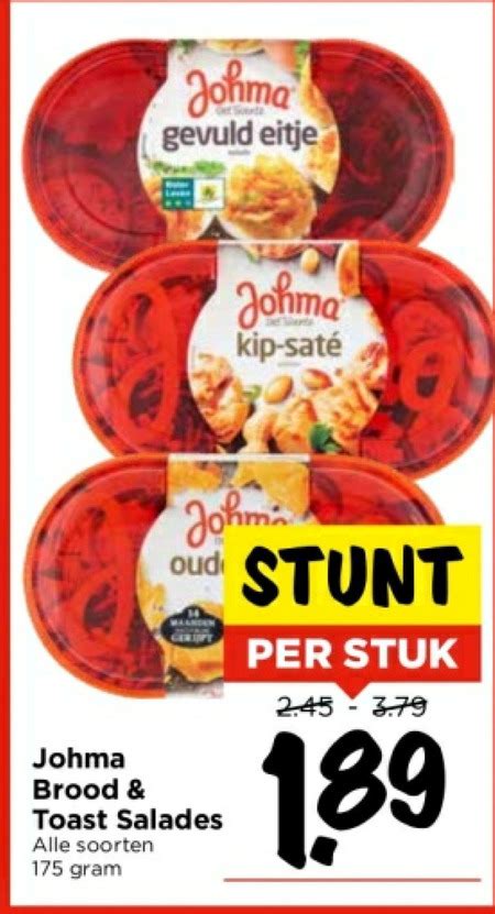 Johma Salade Folder Aanbieding Bij Vomar Details