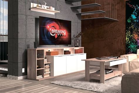 Тумба с дверцами левая белая, каштан найроби Compact 3D7N - купить за ...