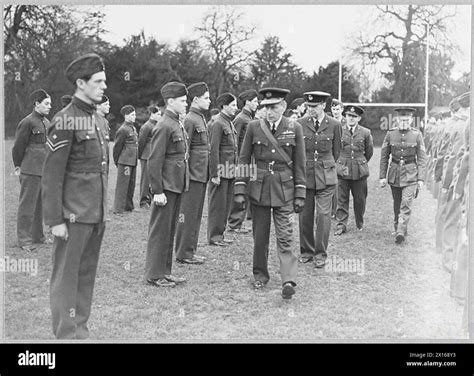 A T C CHIEF AND STOWE SCHOOL CADETS Air Commodore Chamier