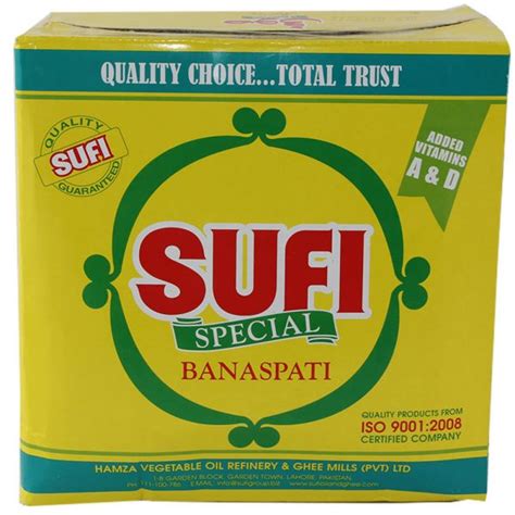 Sufi Banaspati Ghee 1 KG X 5 Punjabi Store