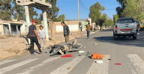 Fatal accidente en Jáchal Motociclista pierde la vida tras colisión