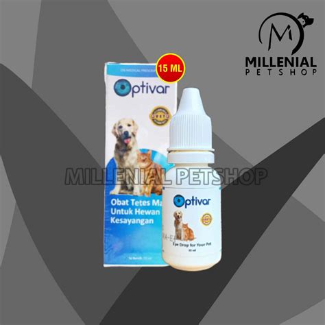 Jual Obat Tetes Mata Anjing Kucing Optivar 15ml Shopee Indonesia