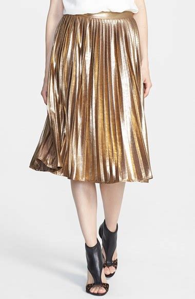 Gold Skirt | DressedUpGirl.com